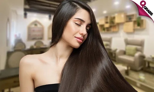 Keratin OR Protein Hair Straightening Treatment at Spoiled by Meem in Lusail!